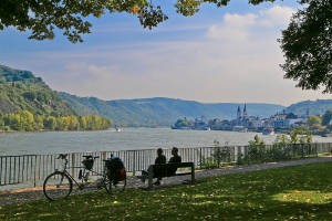 M2M Relaxing by the Rhine
